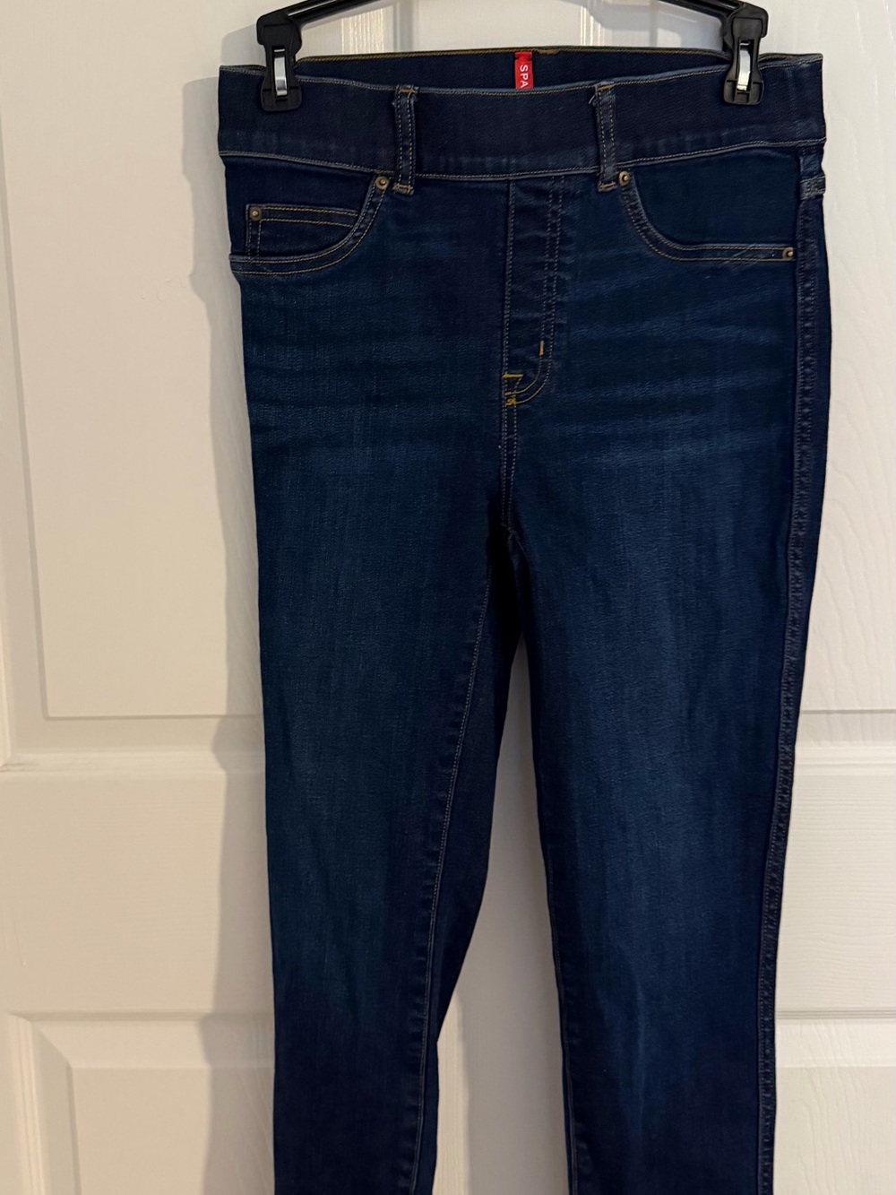 Spanx Women’s Dark Blue Stretch Skinny Jeans
